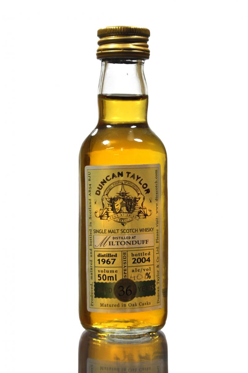 Miltonduff 1967-2004 - 36 Year Old - Duncan Taylor Miniature