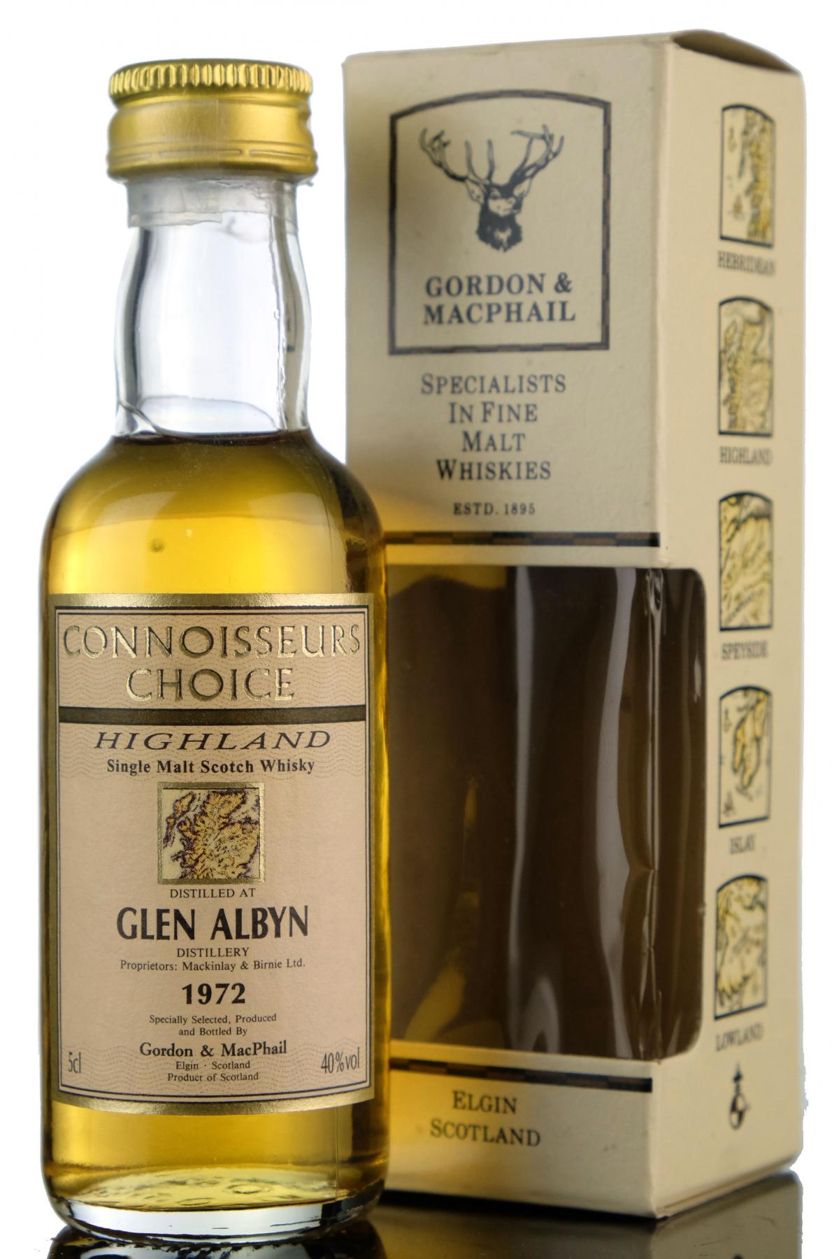 Glen Albyn 1972 - Connoisseurs Choice Miniature