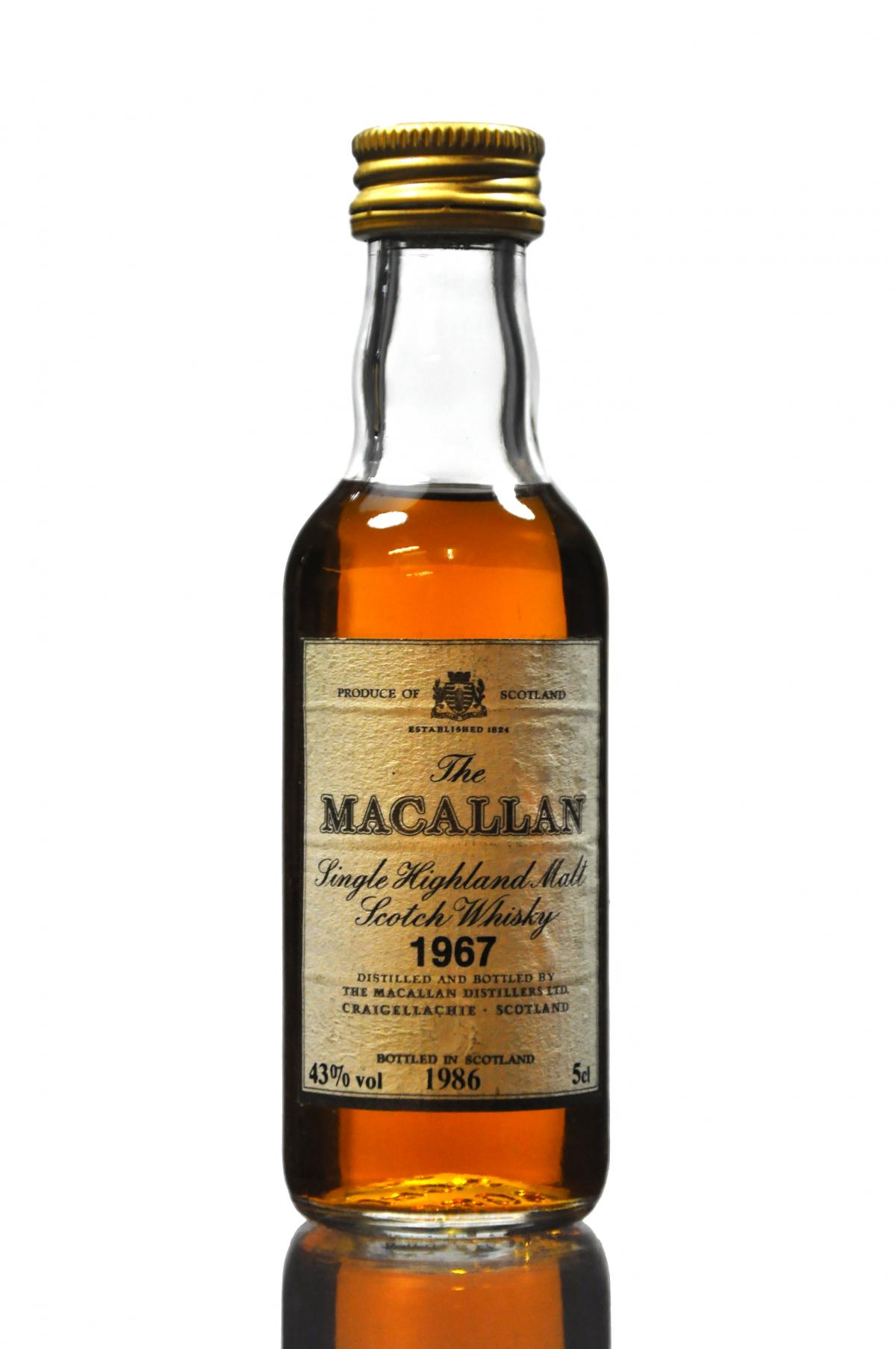Macallan 1967-1986 Miniature