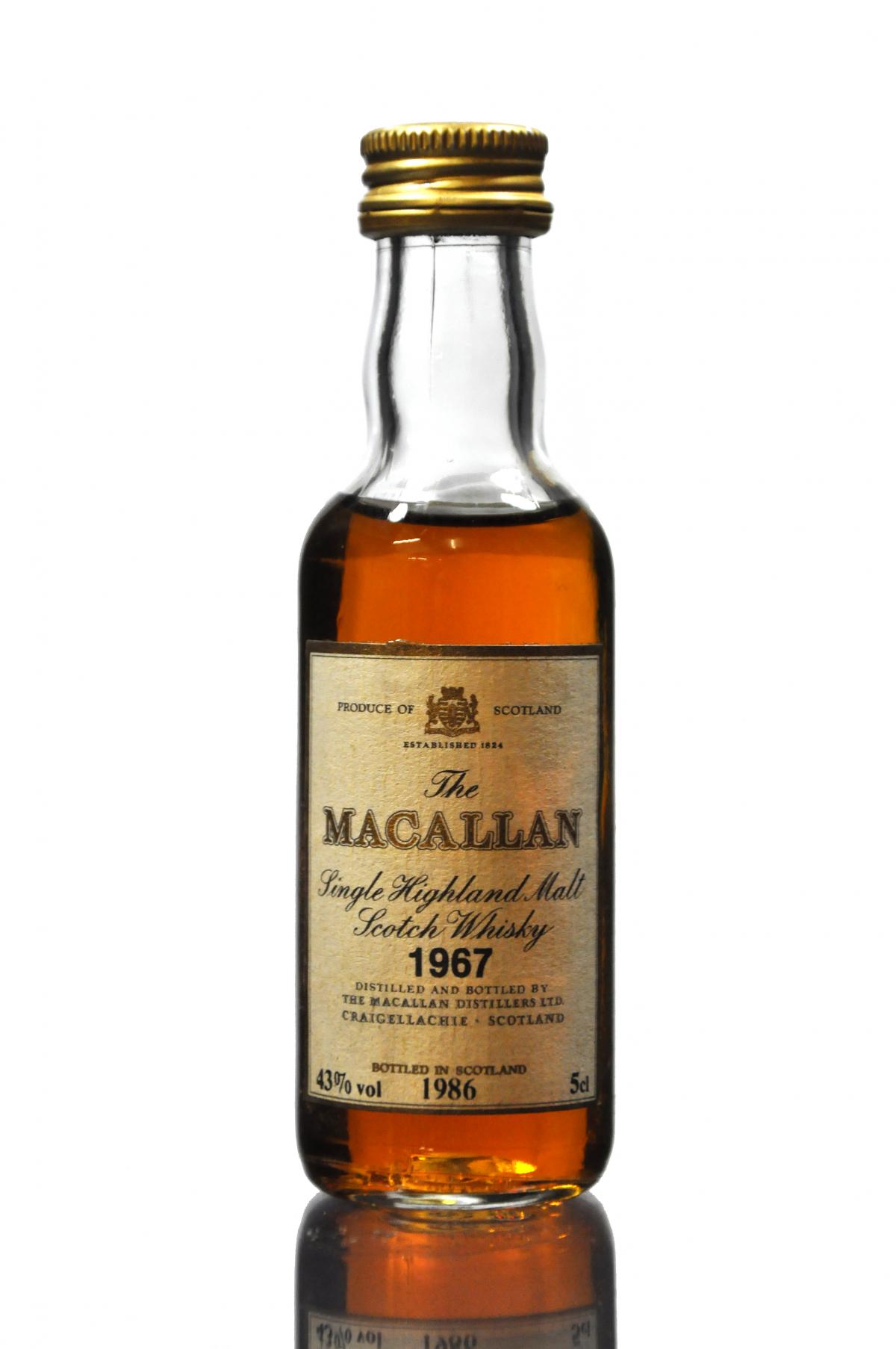 Macallan 1967-1986 Miniature