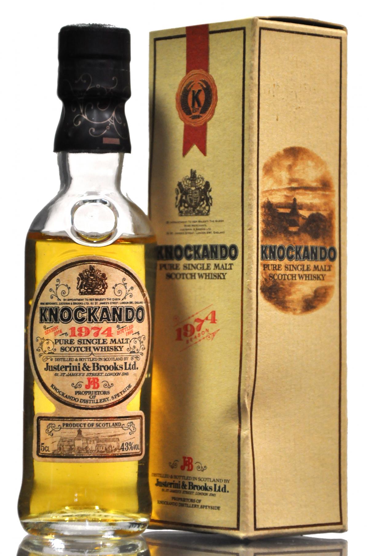 Knockando 1974-1986 Miniature