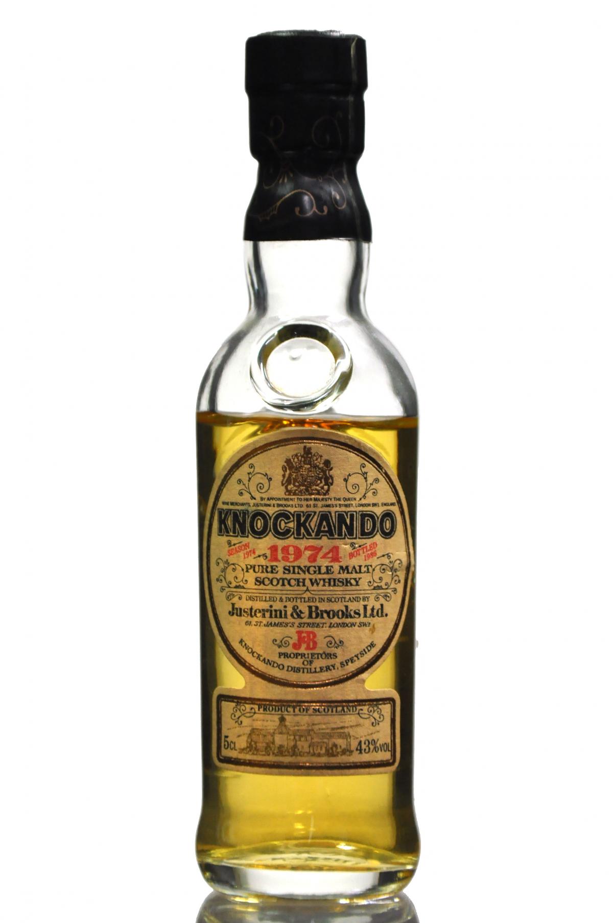 Knockando 1974-1986 Miniature