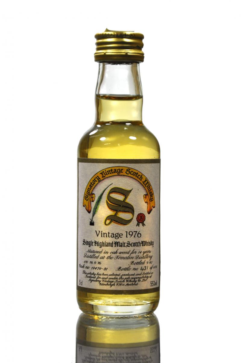 Tomatin 1976-1990 - 14 Year Old - Signatory Vintage Miniature