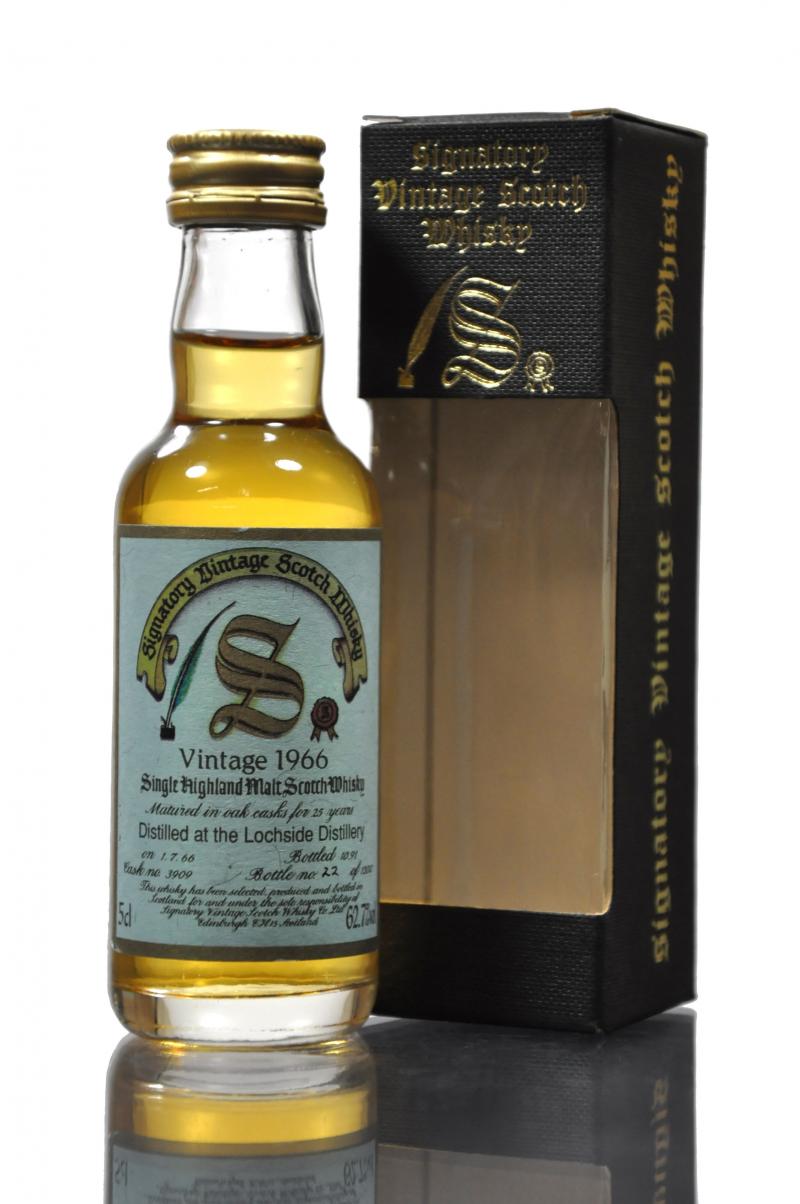 Lochside 1966-1991 - 25 Year Old - Signatory Vintage Miniature