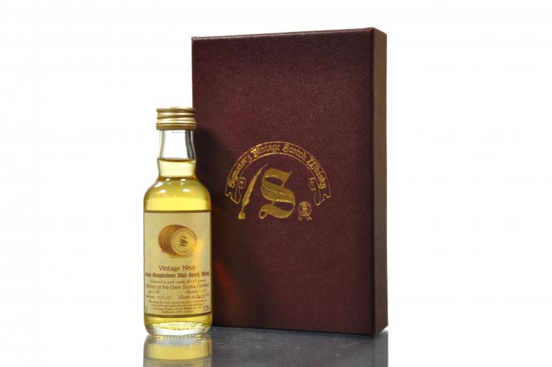Glen Scotia 1966-1994 - 27 Year Old - Signatory Vintage Miniature