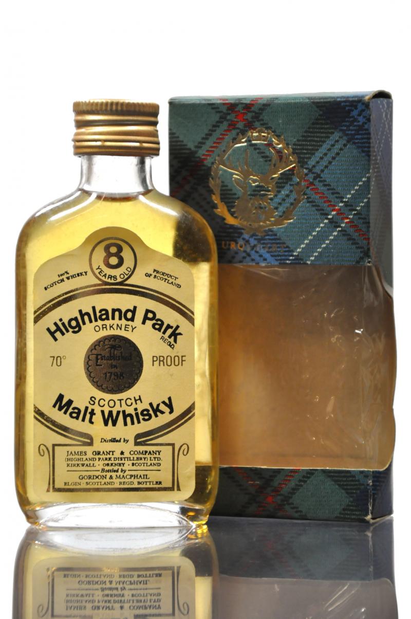 Highland Park 8 Year Old - 70 Proof - Gordon & MacPhail Miniature
