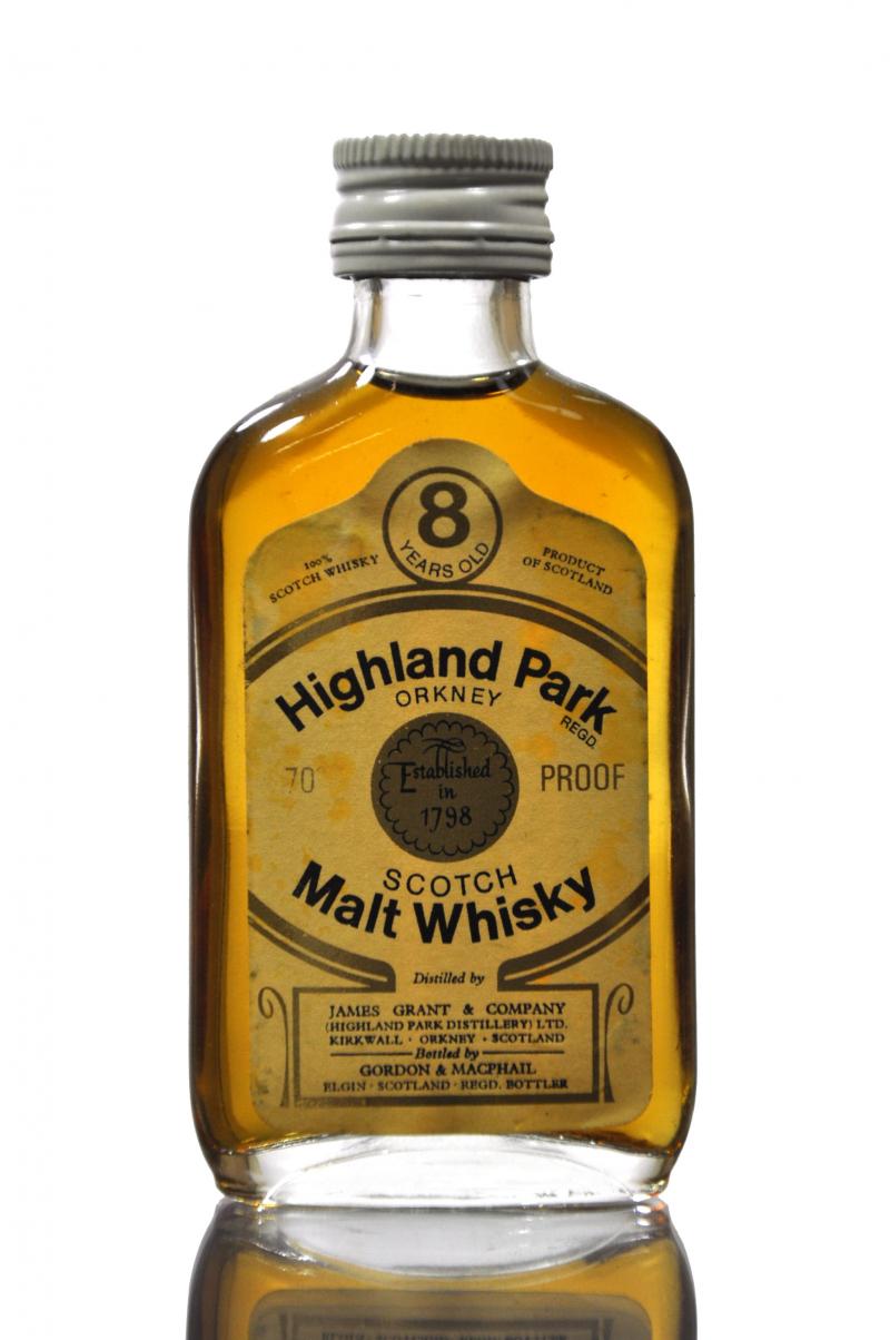 Highland Park 8 Year Old - 70 Proof - Gordon & MacPhail Miniature