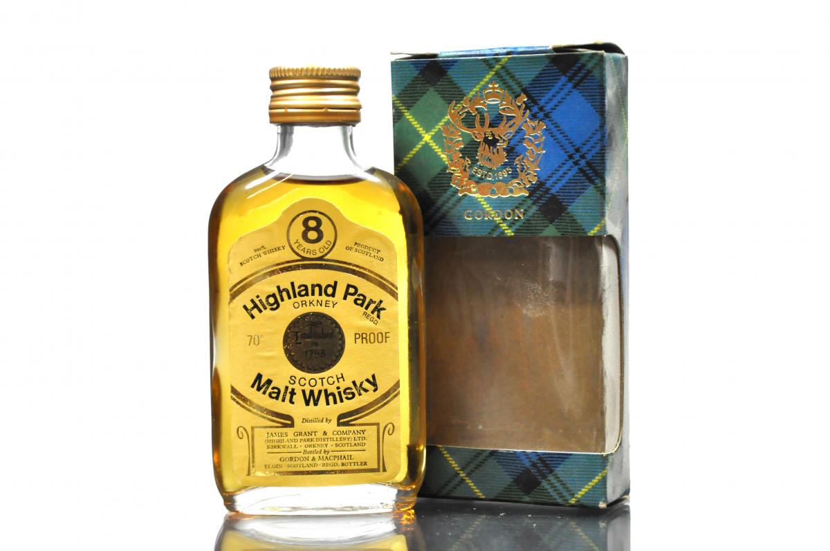 Highland Park 8 Year Old - 70 Proof - Gordon & MacPhail Miniature