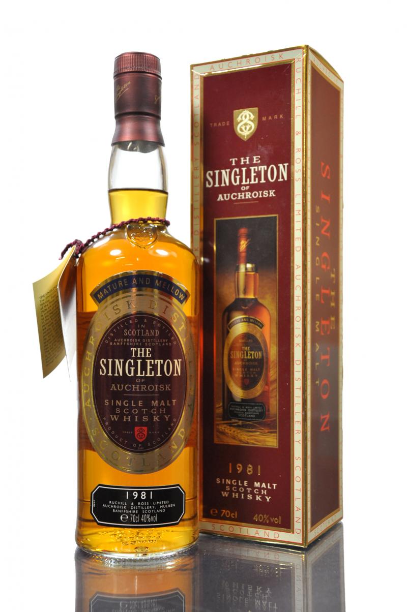 Singleton Of Auchroisk 1981