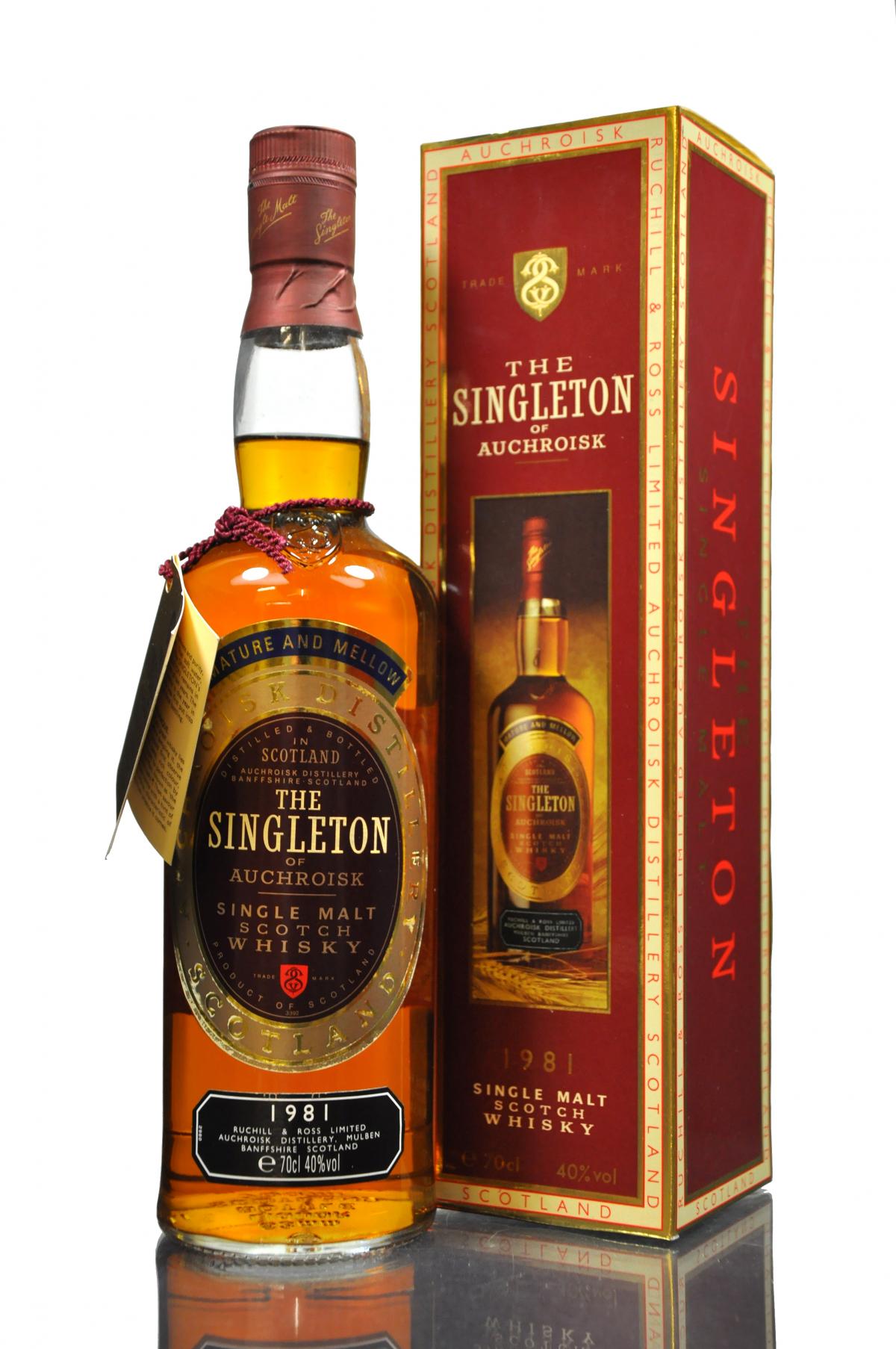Singleton Of Auchroisk 1981