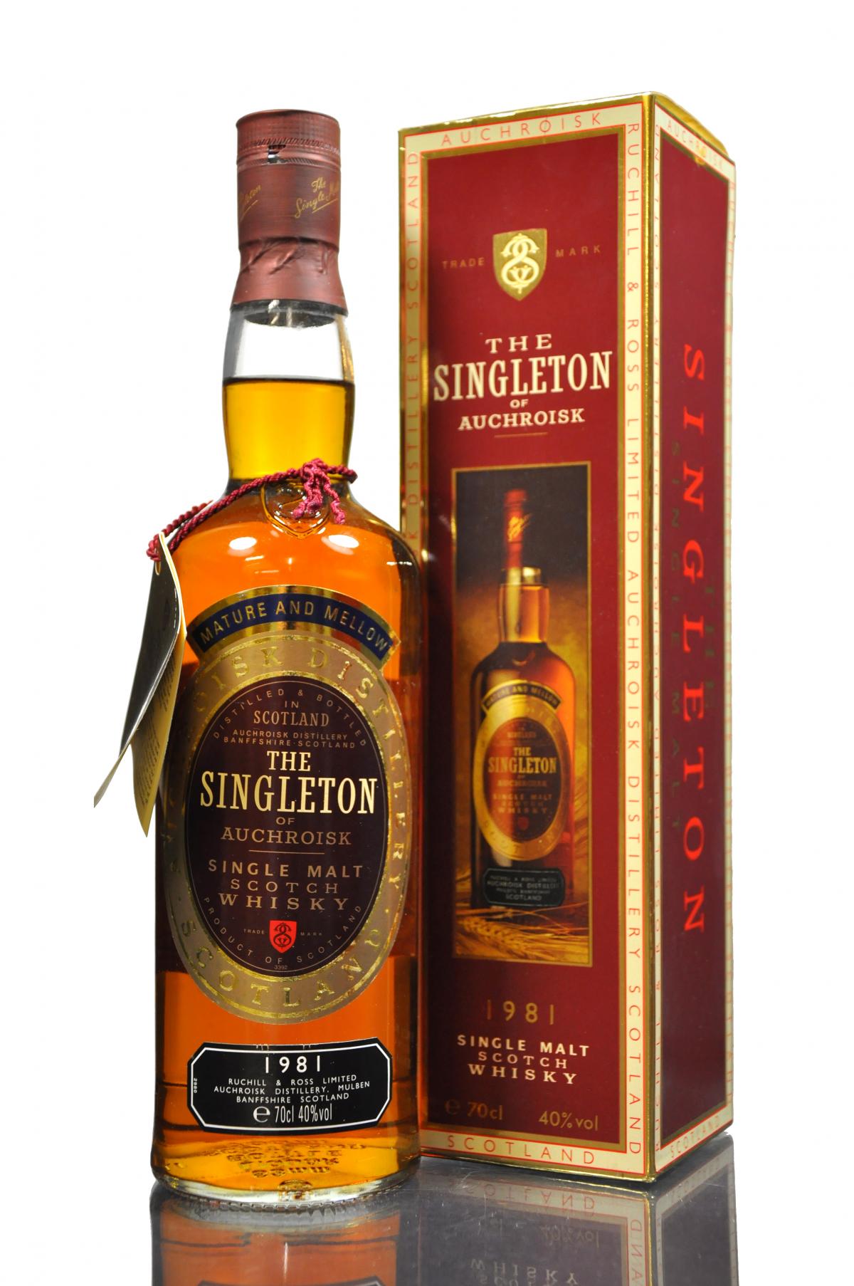 Singleton Of Auchroisk 1981