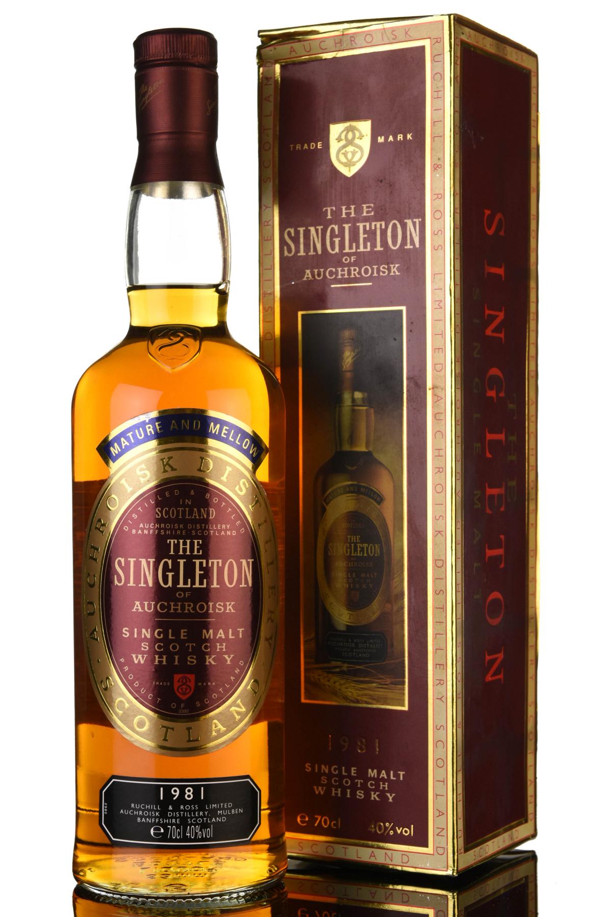 Singleton Of Auchroisk 1981
