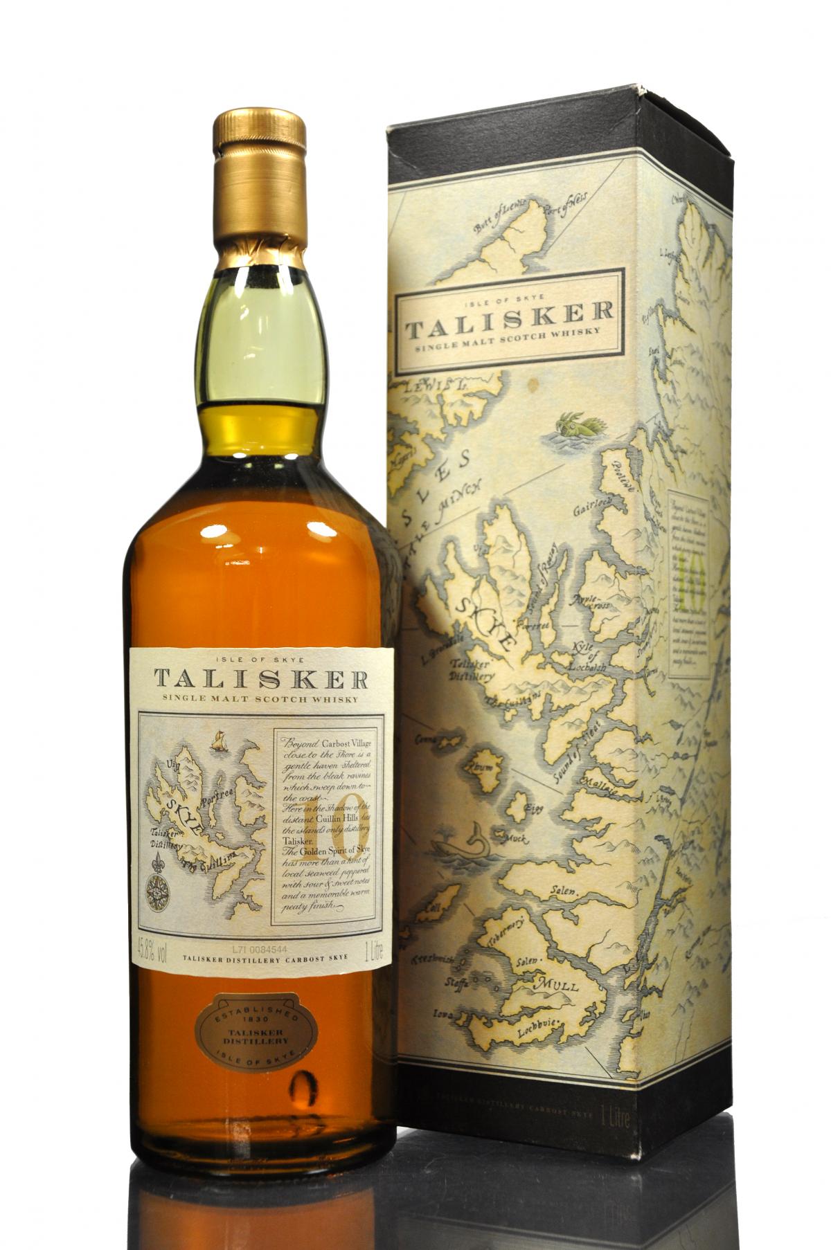 Talisker 10 Year Old - 1990s - 1 Litre