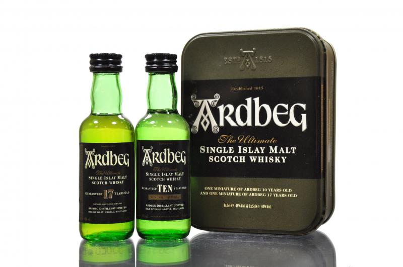 Ardbeg 17 Year Old & 10 Year Old Miniatures