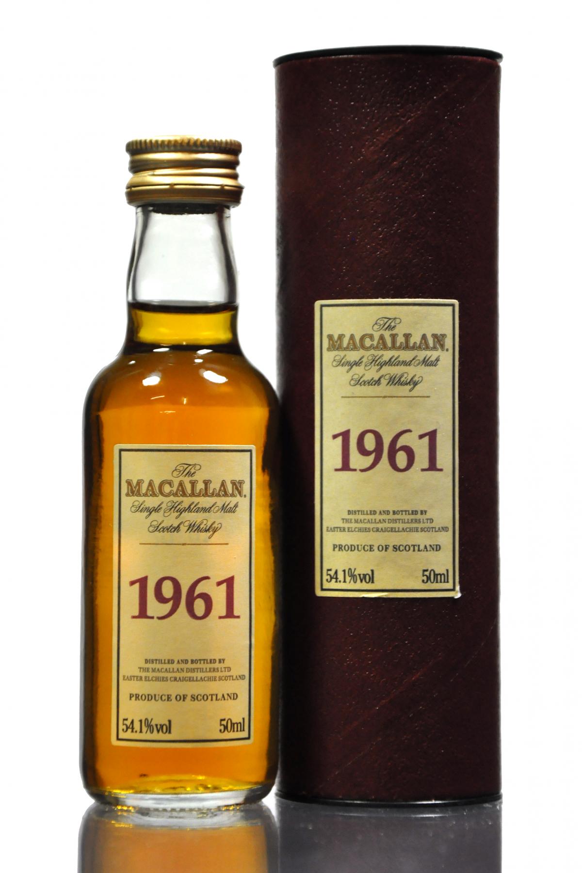 Macallan 1961 Miniature