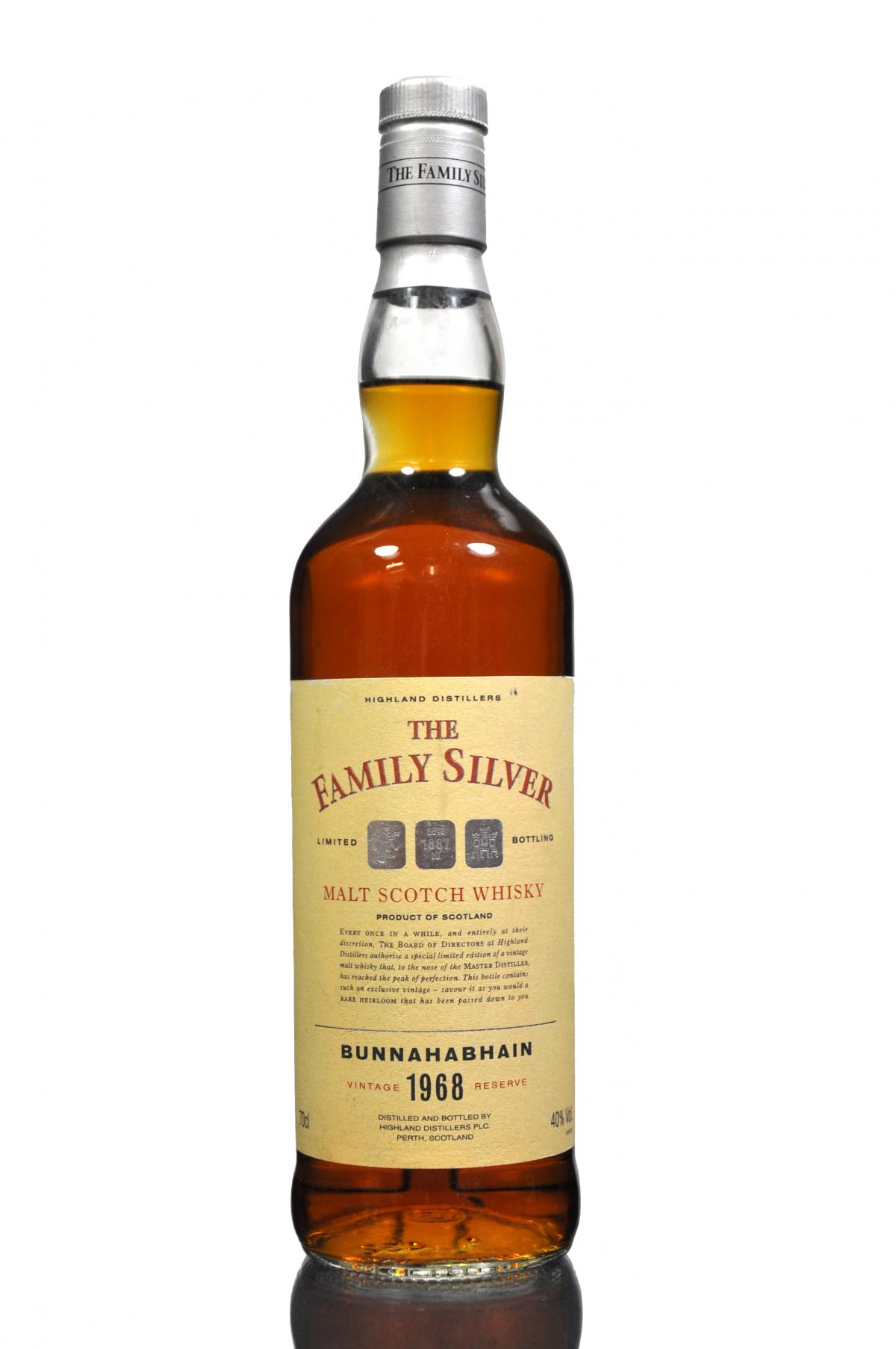 Bunnahabhain 1968 - Family Silver