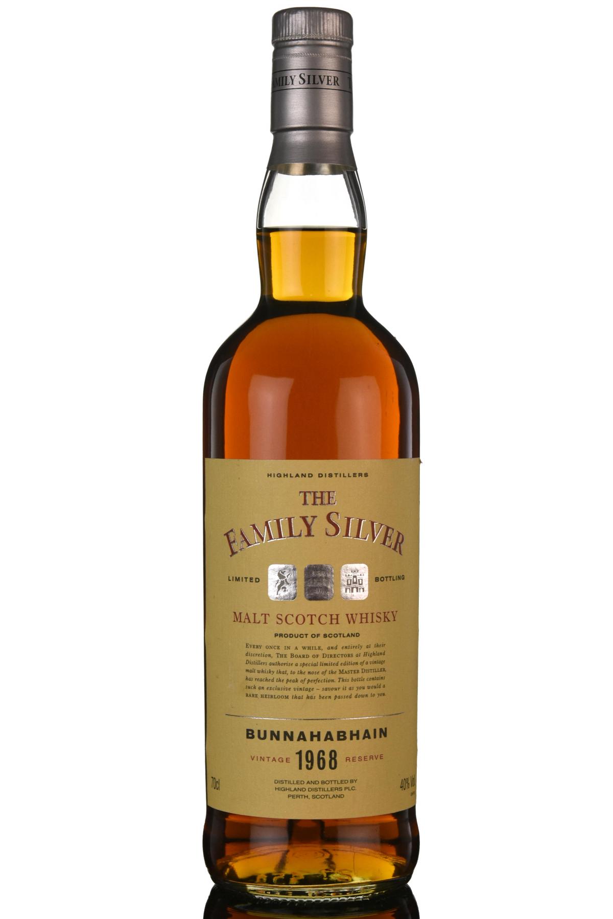 Bunnahabhain 1968 - Family Silver