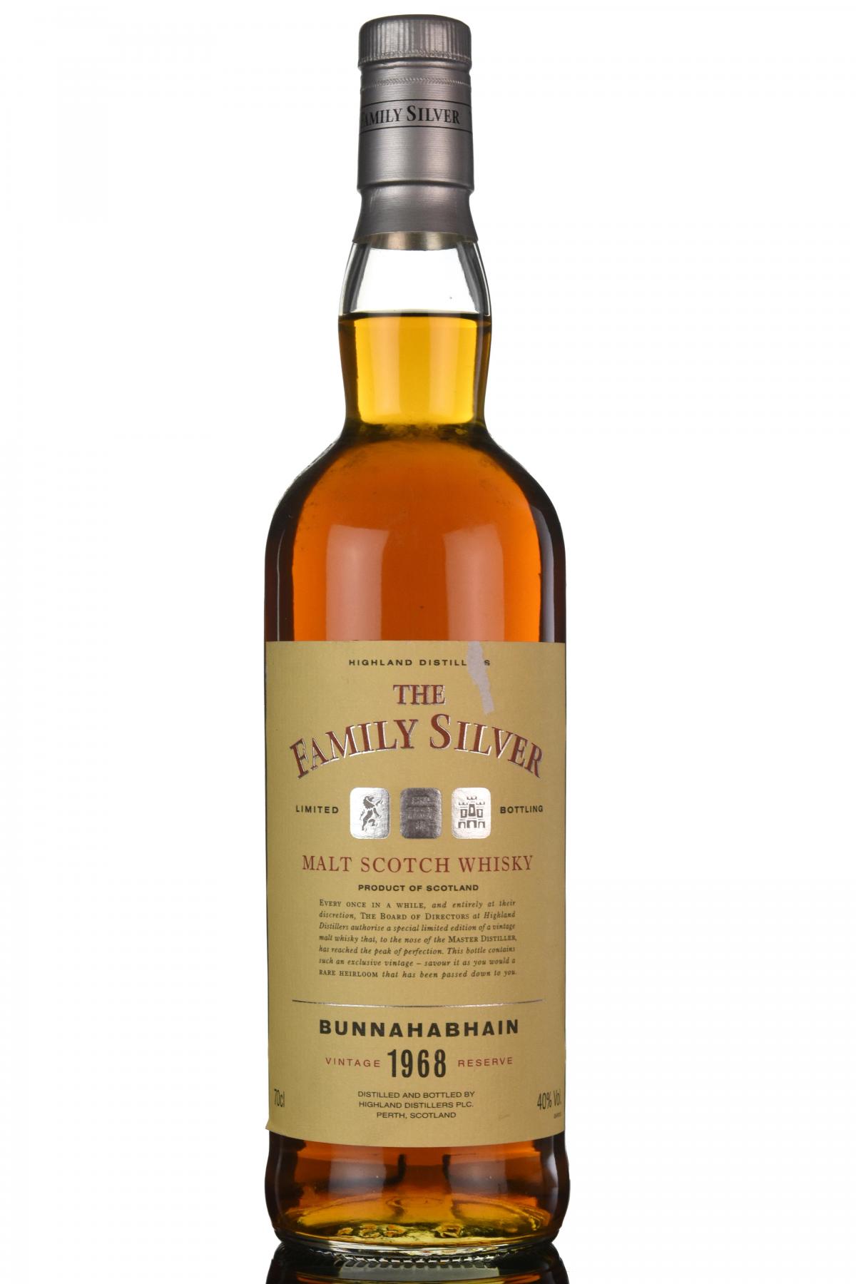 Bunnahabhain 1968 - Family Silver