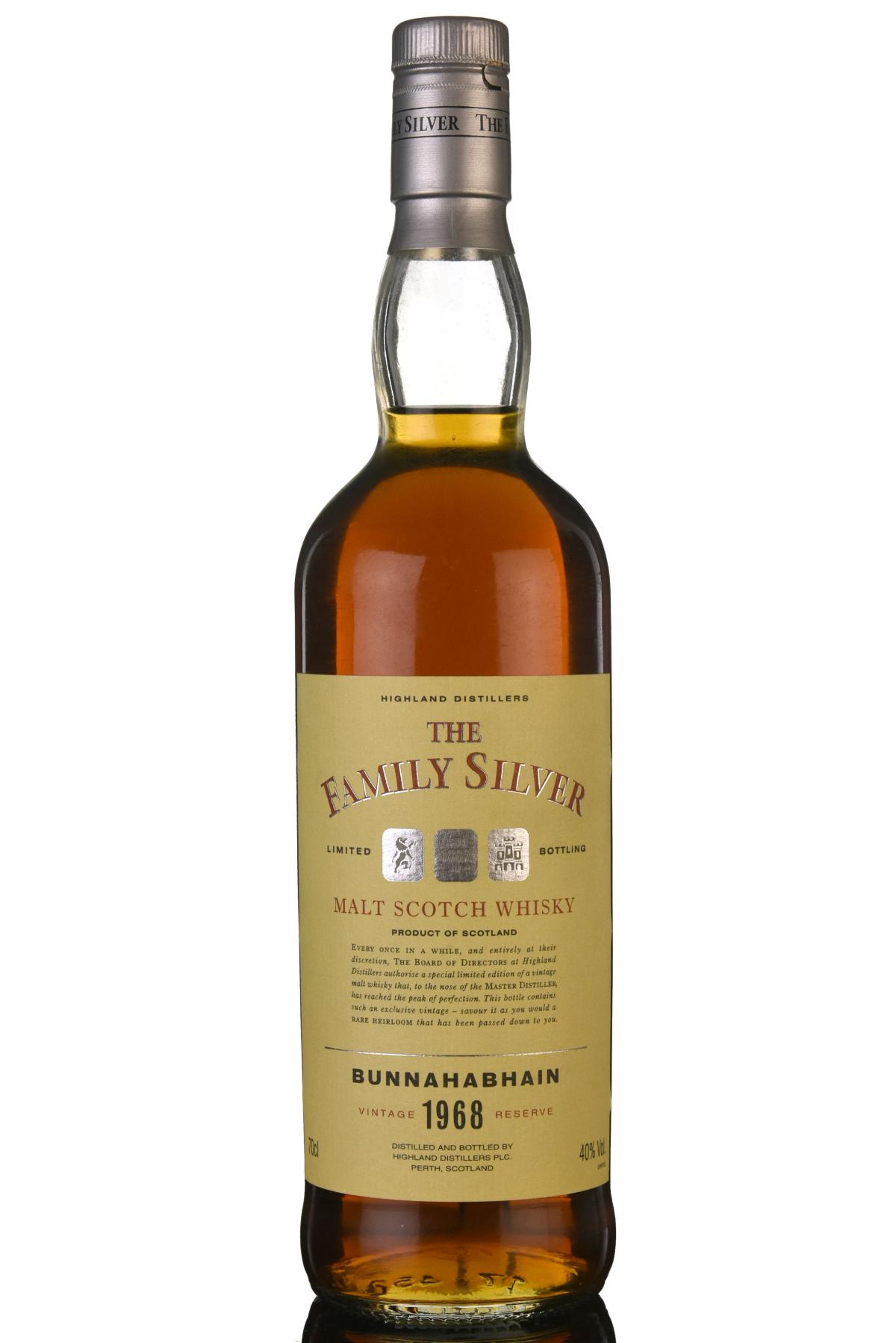Bunnahabhain 1968 - Family Silver