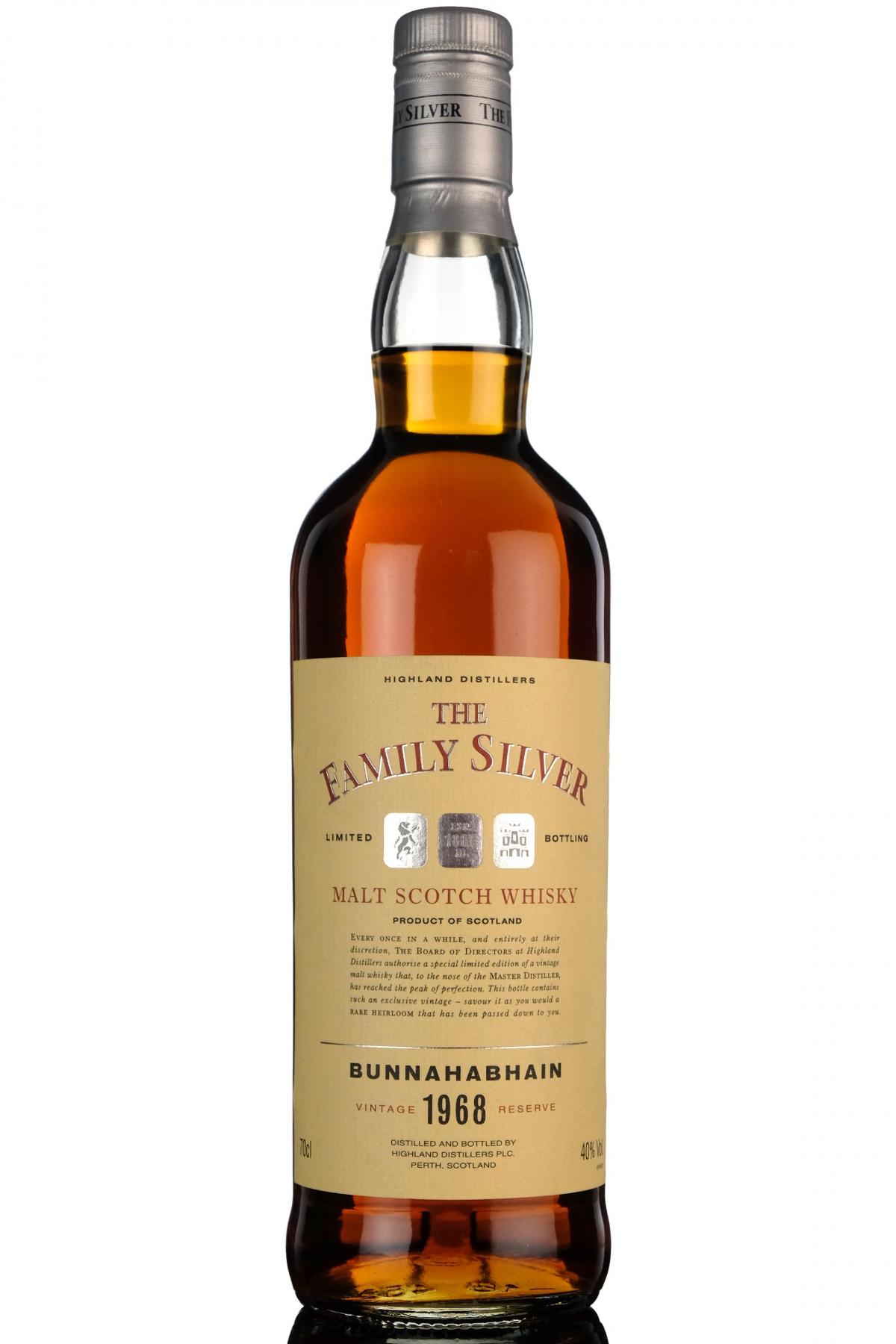 Bunnahabhain 1968 - Family Silver