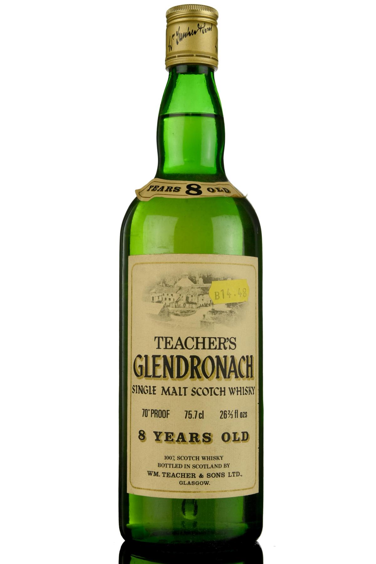 Glendronach 8 Year Old - Late 1970s