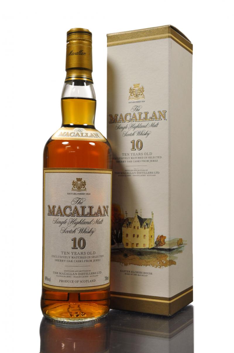 Macallan 10 Year Old - Sherry Casks - Early 2000s