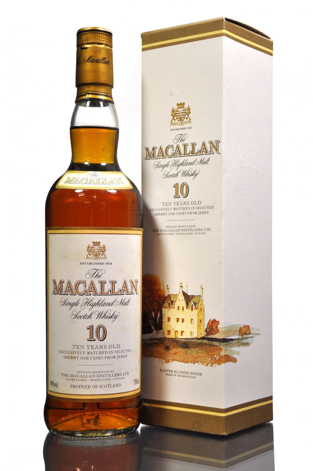 Macallan 10 Year Old - Sherry Casks - Early 2000s