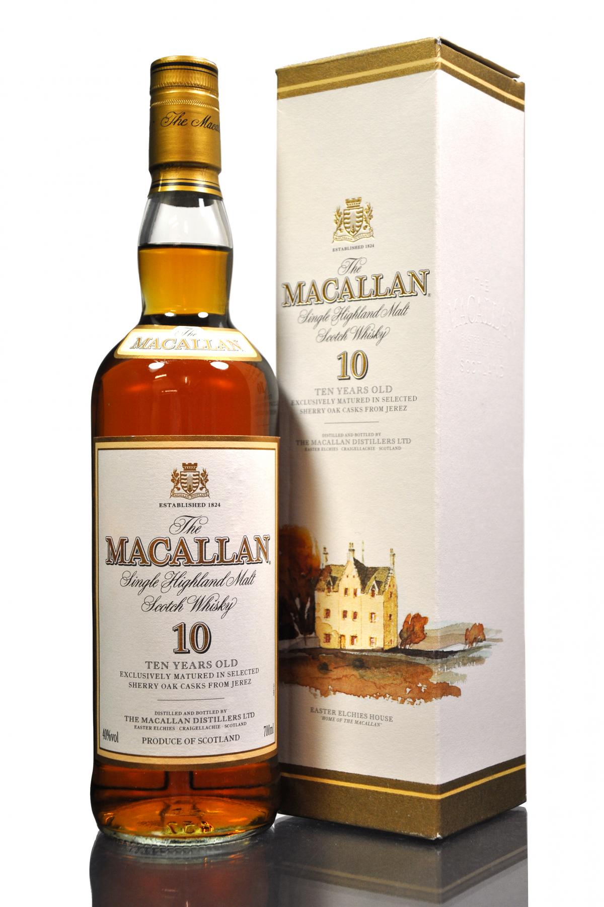 Macallan 10 Year Old - Sherry Casks - Early 2000s