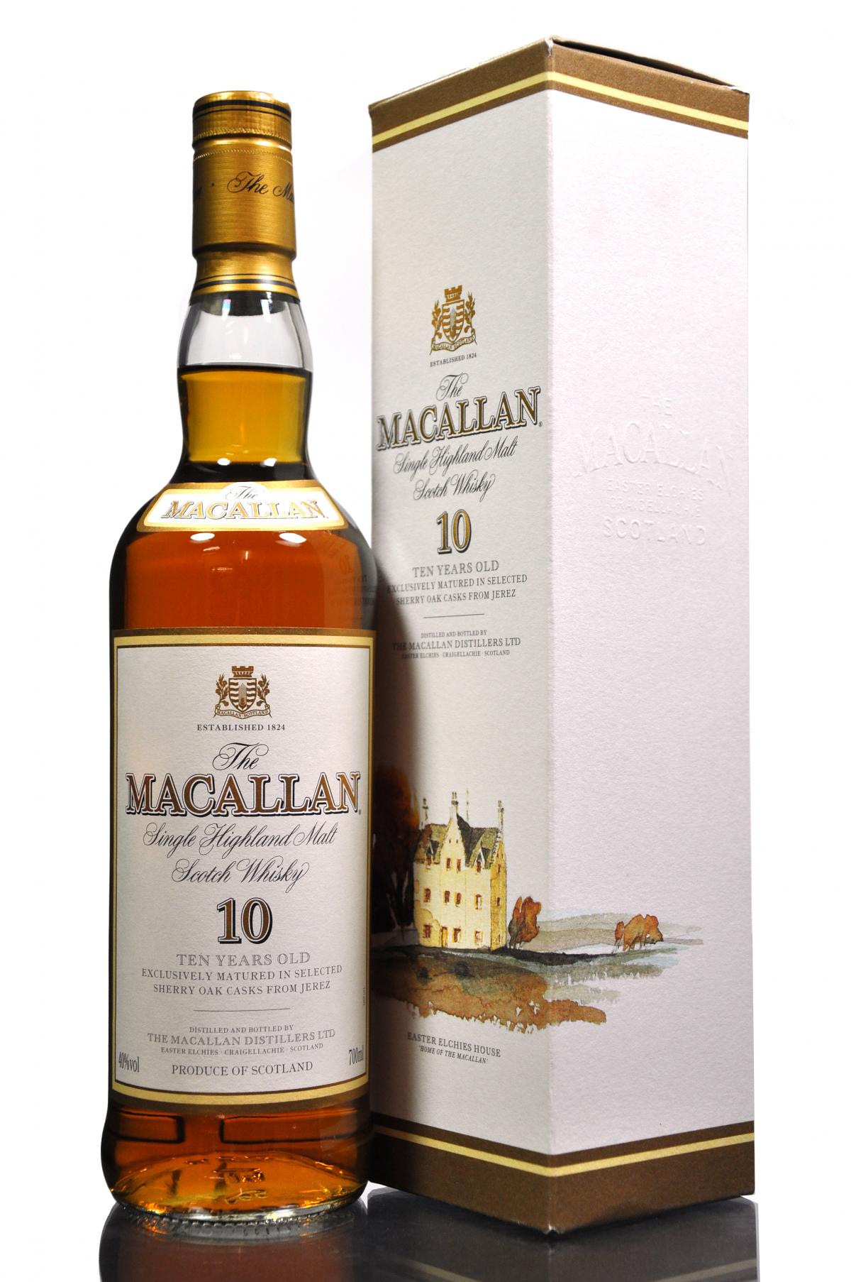 Macallan 10 Year Old - Sherry Casks - Early 2000s