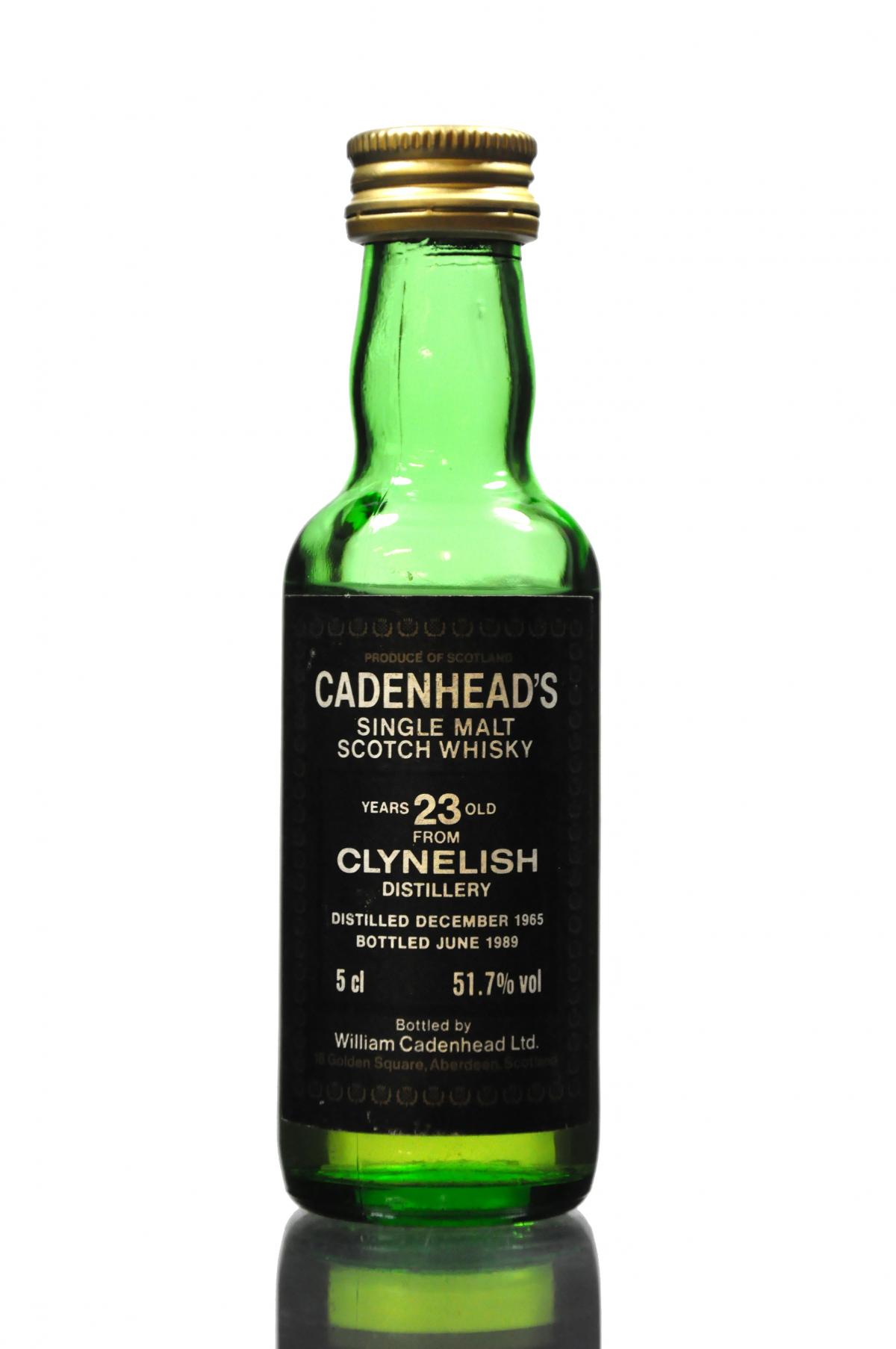 Clynelish 1965-1989 - 23 Year Old - Cadenhead Miniature