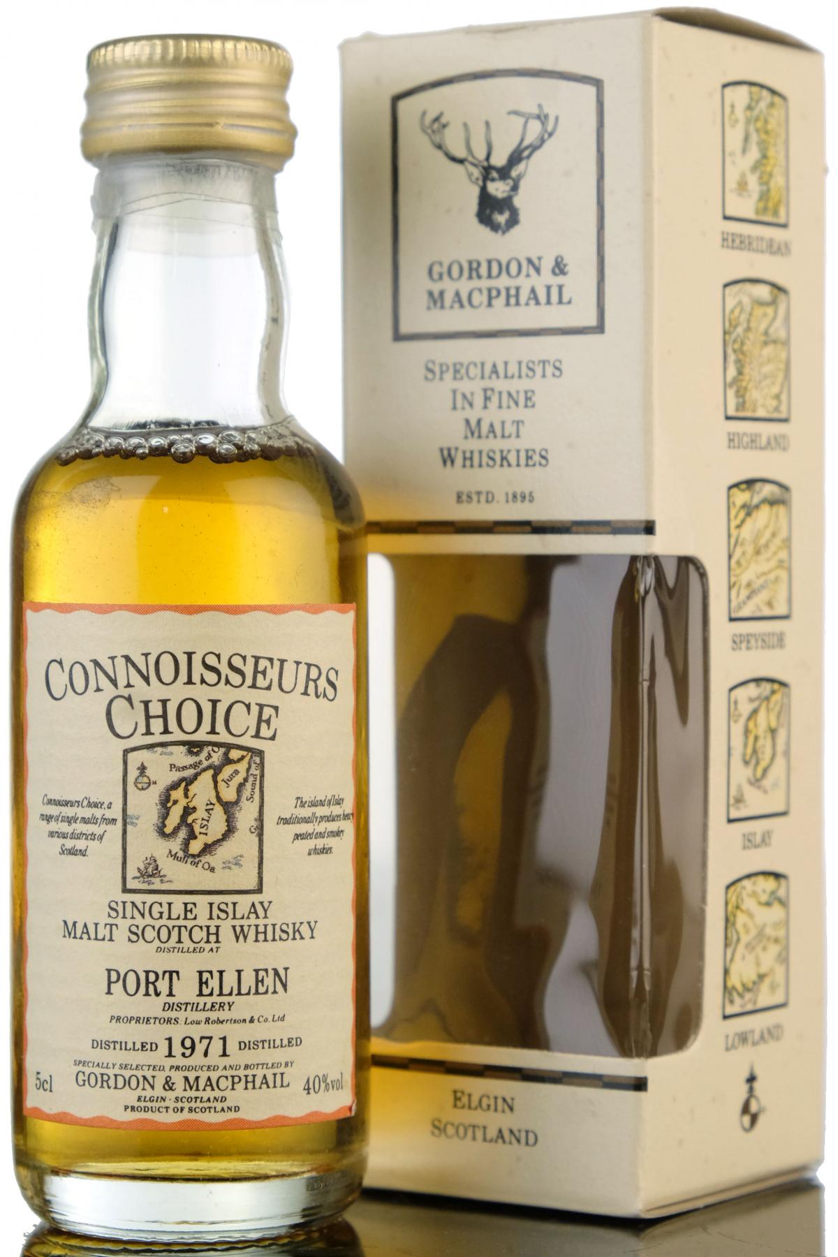 Port Ellen 1971 - Connoisseurs Choice Miniature