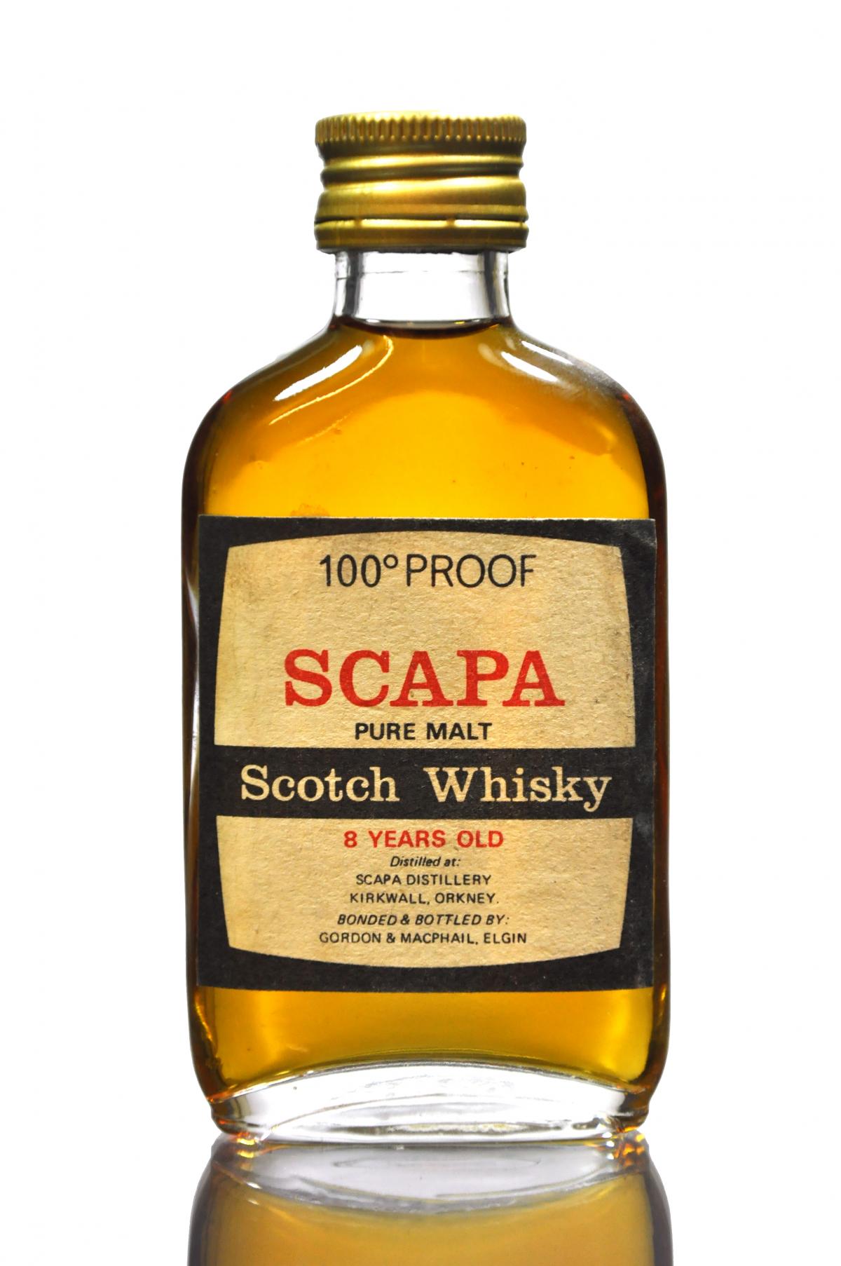 Scapa 8 Year Old - 100 Proof Gordon & MacPhail Miniature