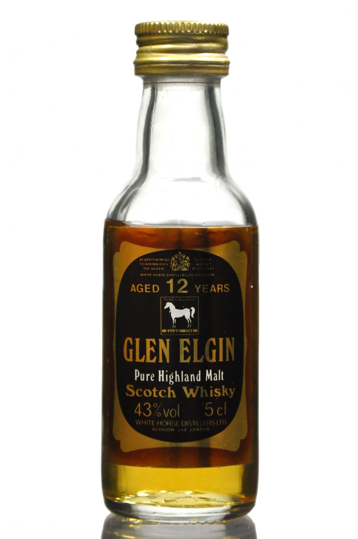 Glen Elgin White Horse Miniature