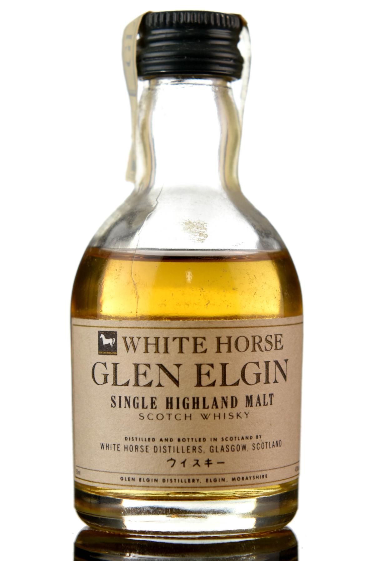 Glen Elgin White Horse Miniature