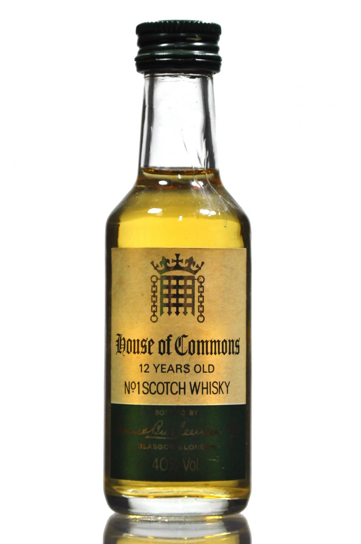 House Of Commons 12 Year Old Miniature