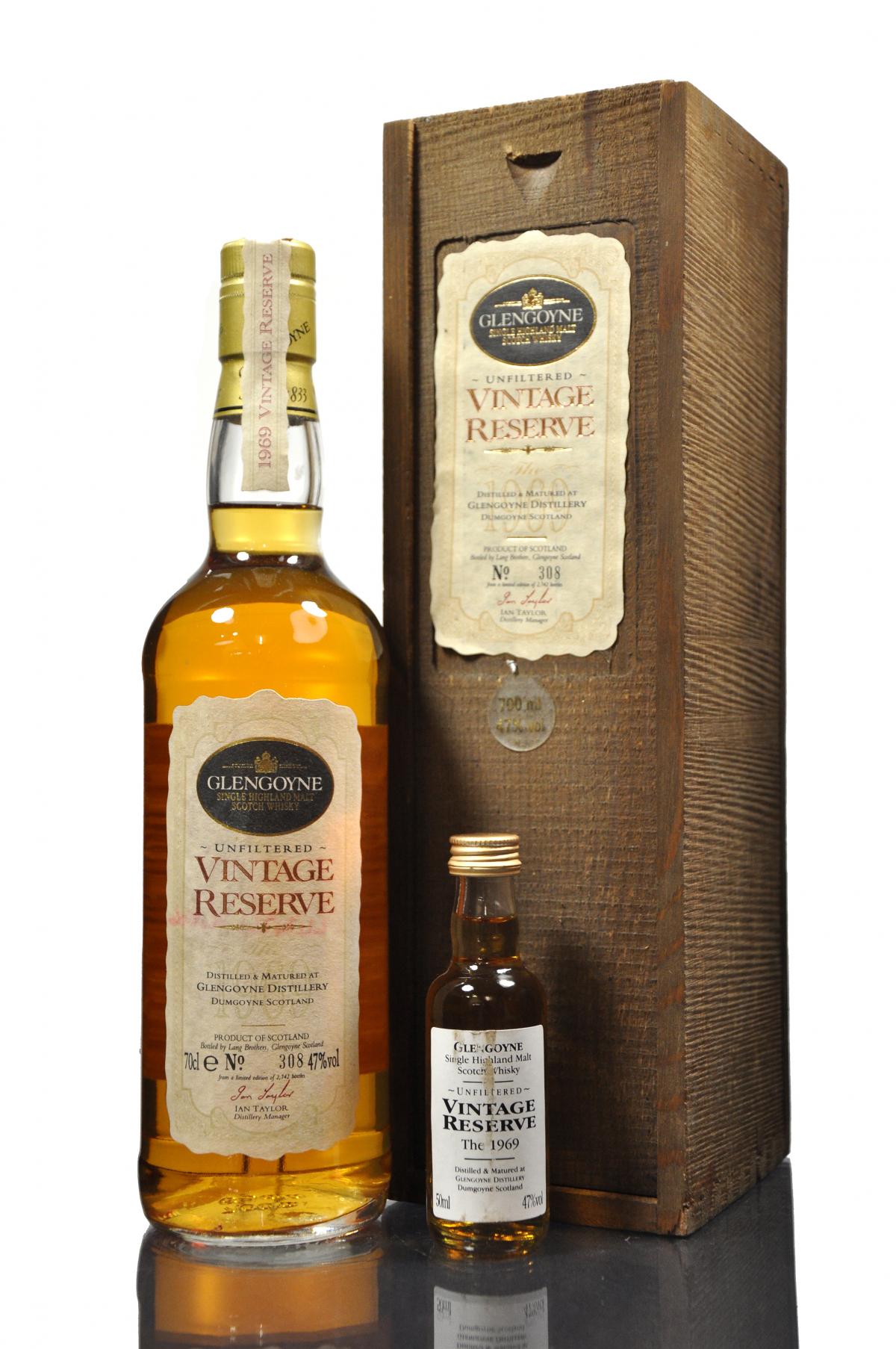 Glengoyne 1969 Vintage Reserve with Miniature