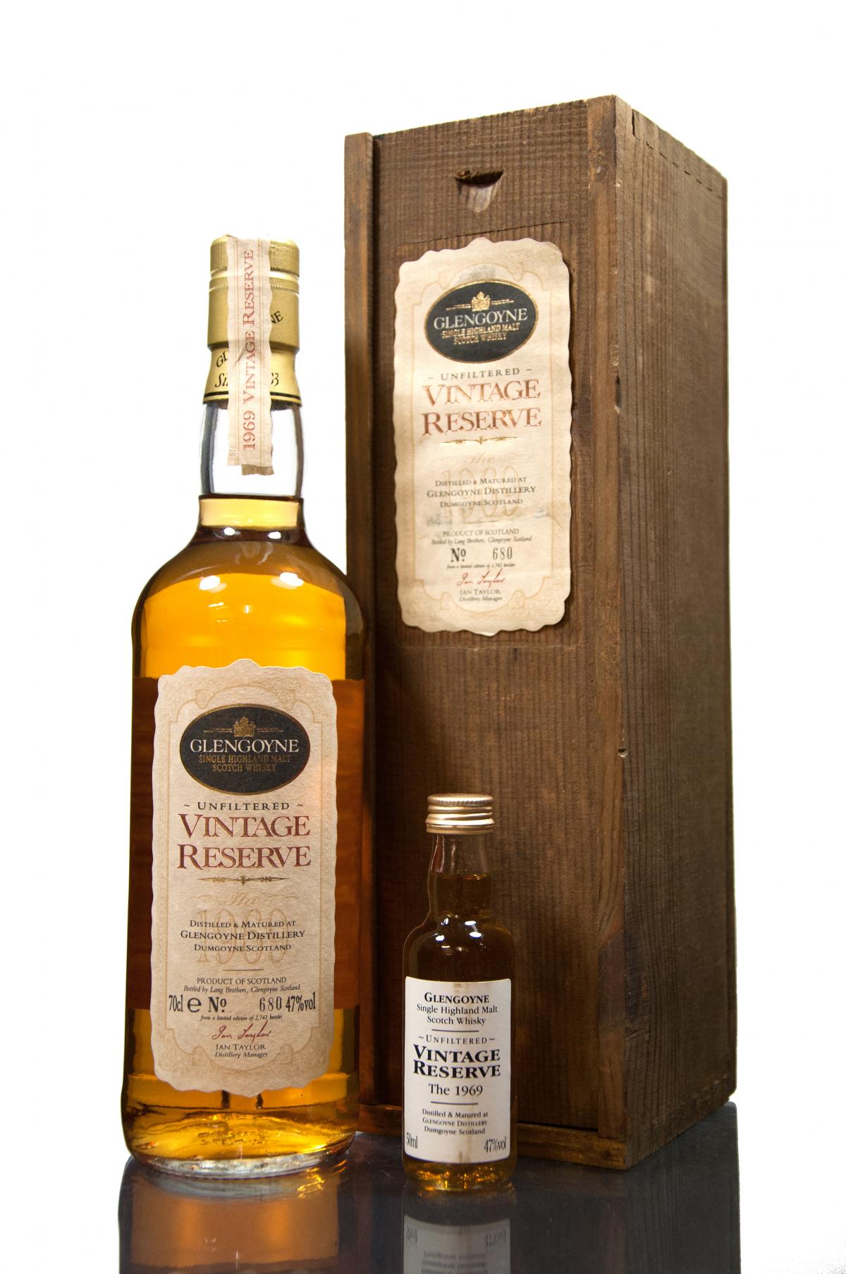 Glengoyne 1969 Vintage Reserve with Miniature