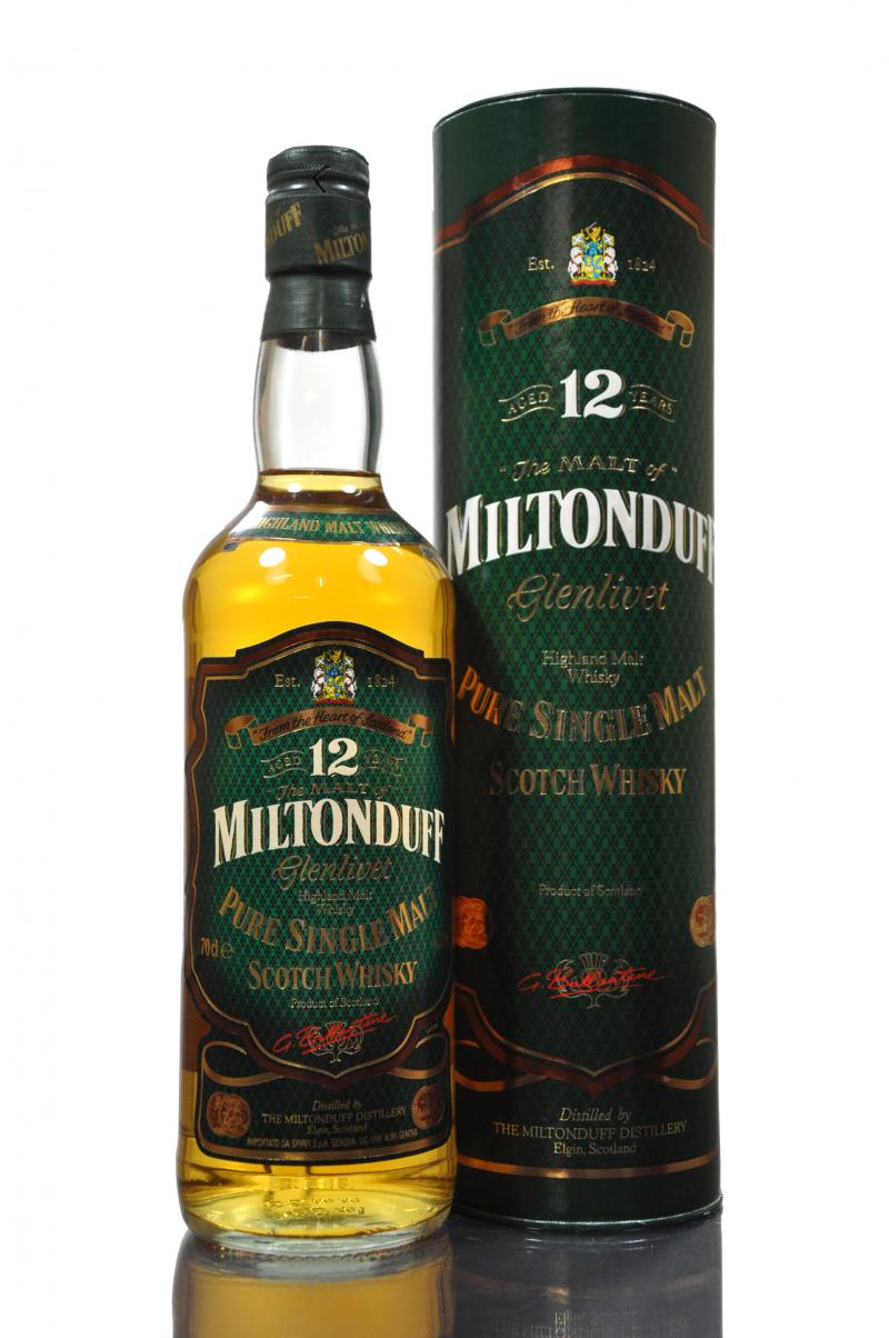 Miltonduff 12 Year Old - 1990s