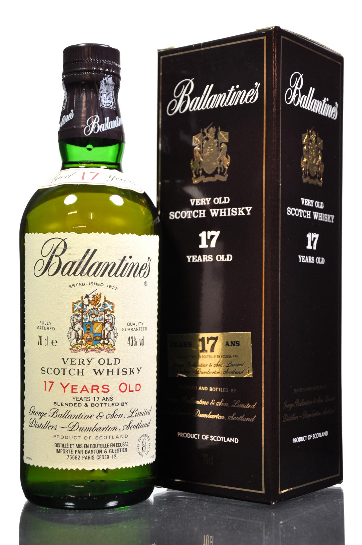 Ballantines 17 Year Old 2000s