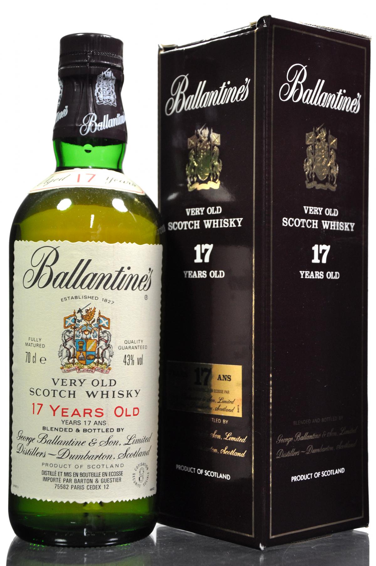 Ballantines 17 Year Old 2000s