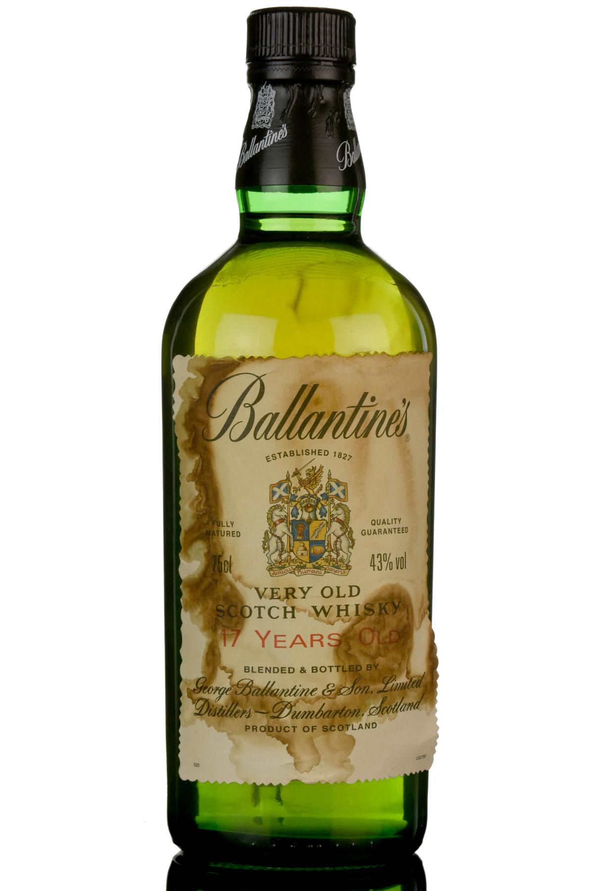 Ballantines 17 Year Old - 1980s