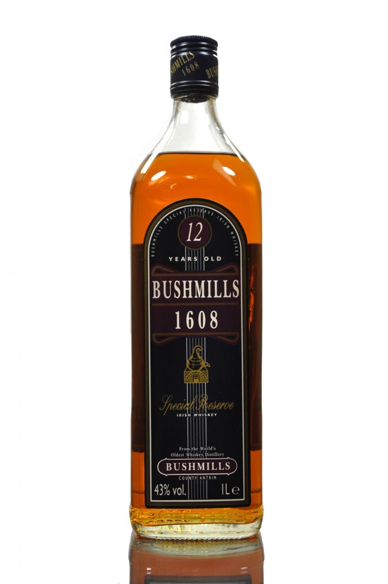 Bushmills 12 Year Old - Irish Whiskey - 1 Litre