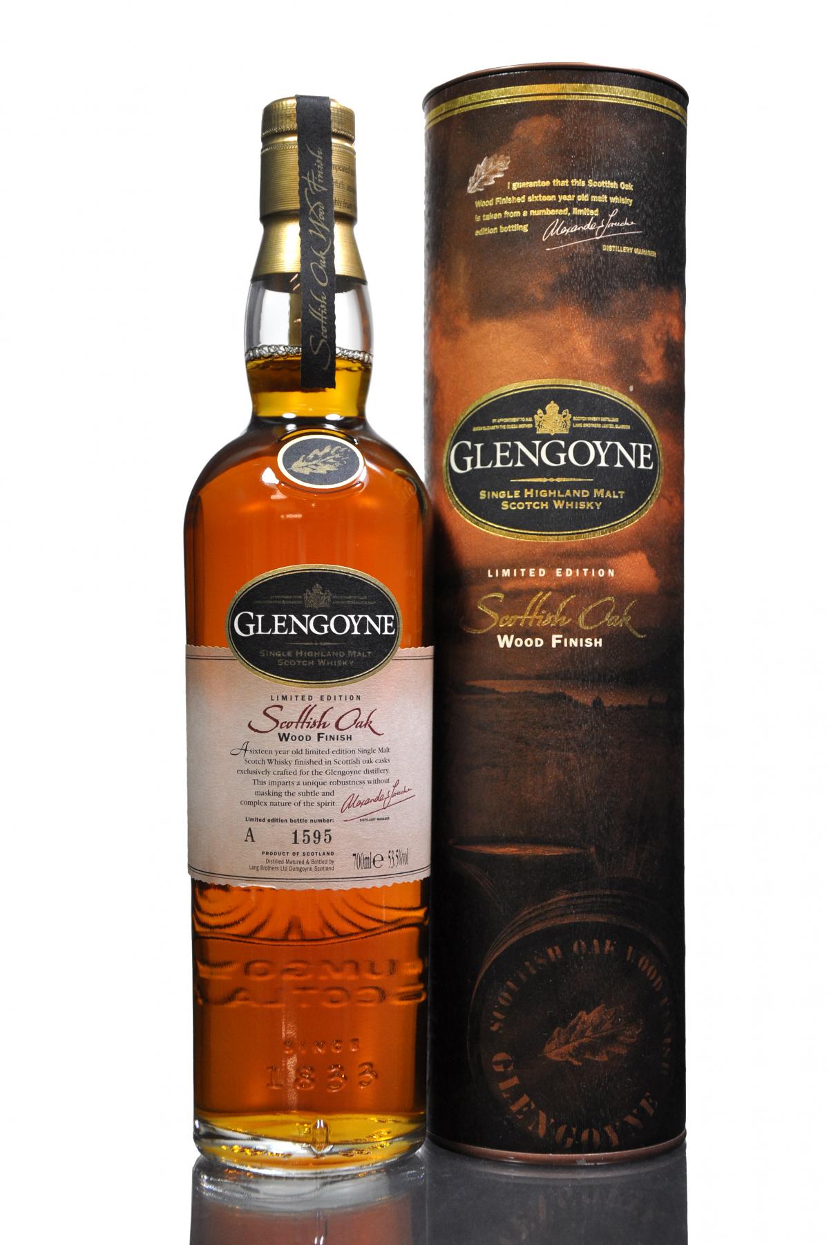 Glengoyne 15 Year Old - Scottish Oak Wood Finish