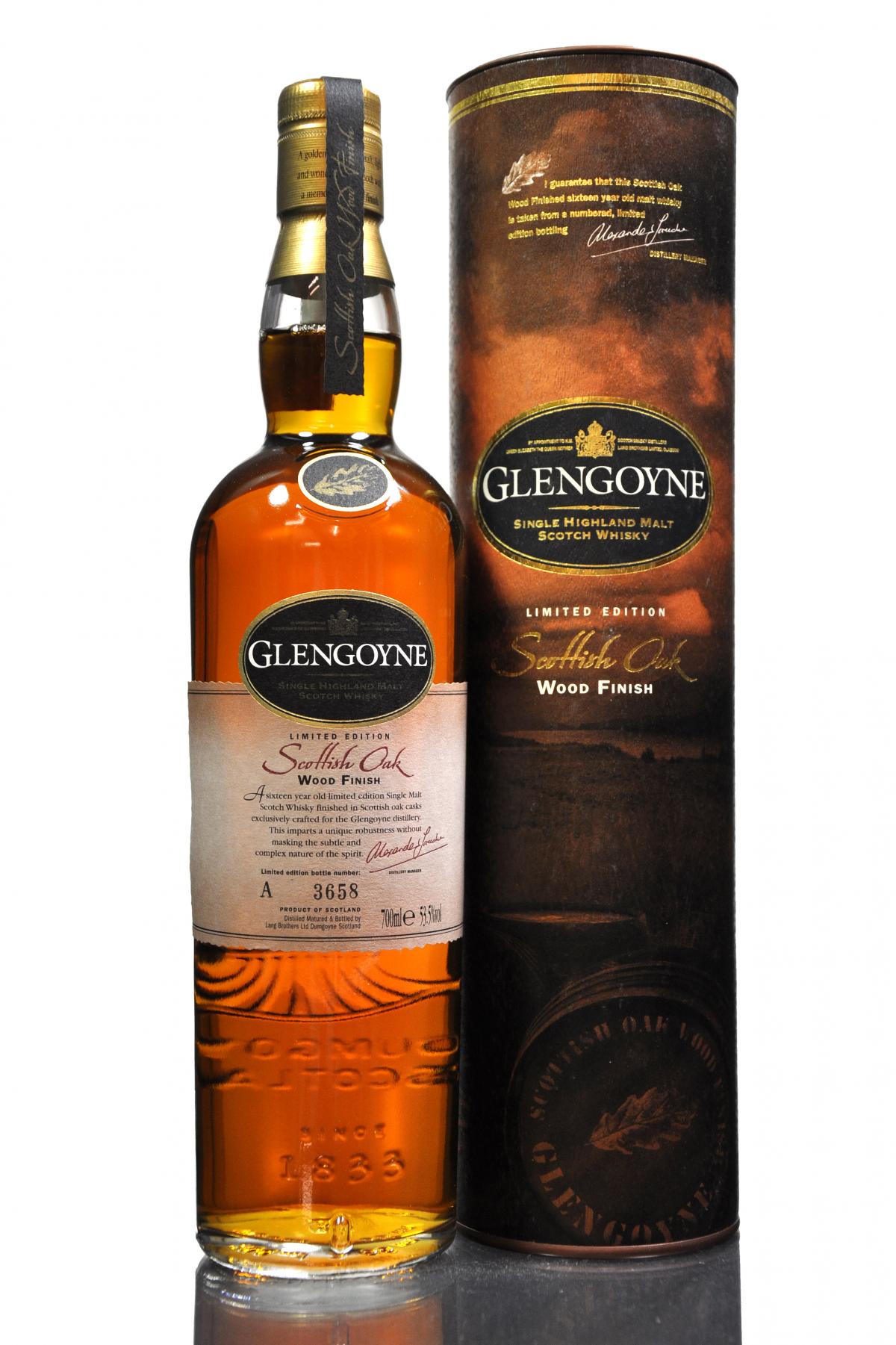 Glengoyne 15 Year Old - Scottish Oak Wood Finish