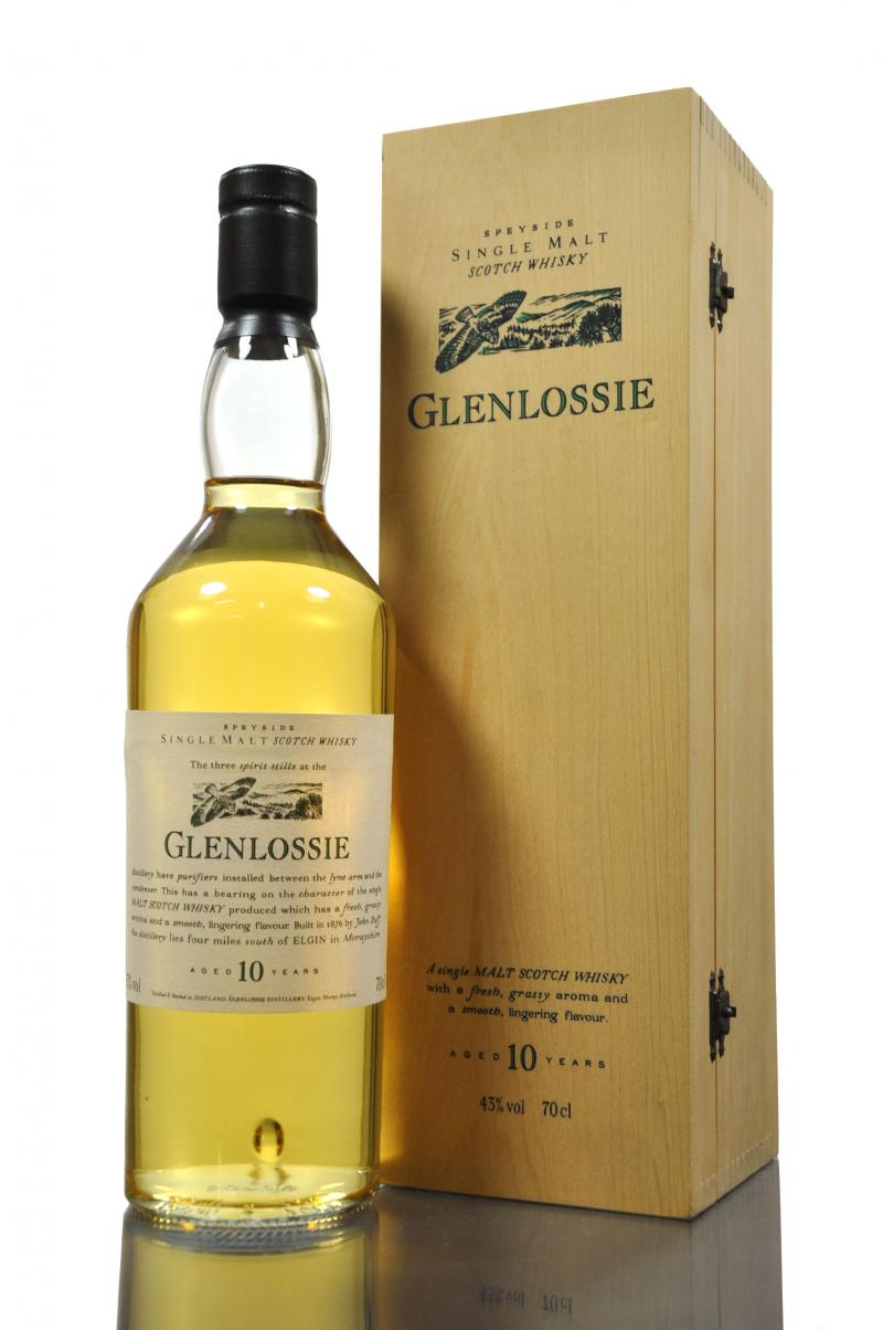 Glenlossie 10 Year Old - Flora & Fauna - Wooden Box