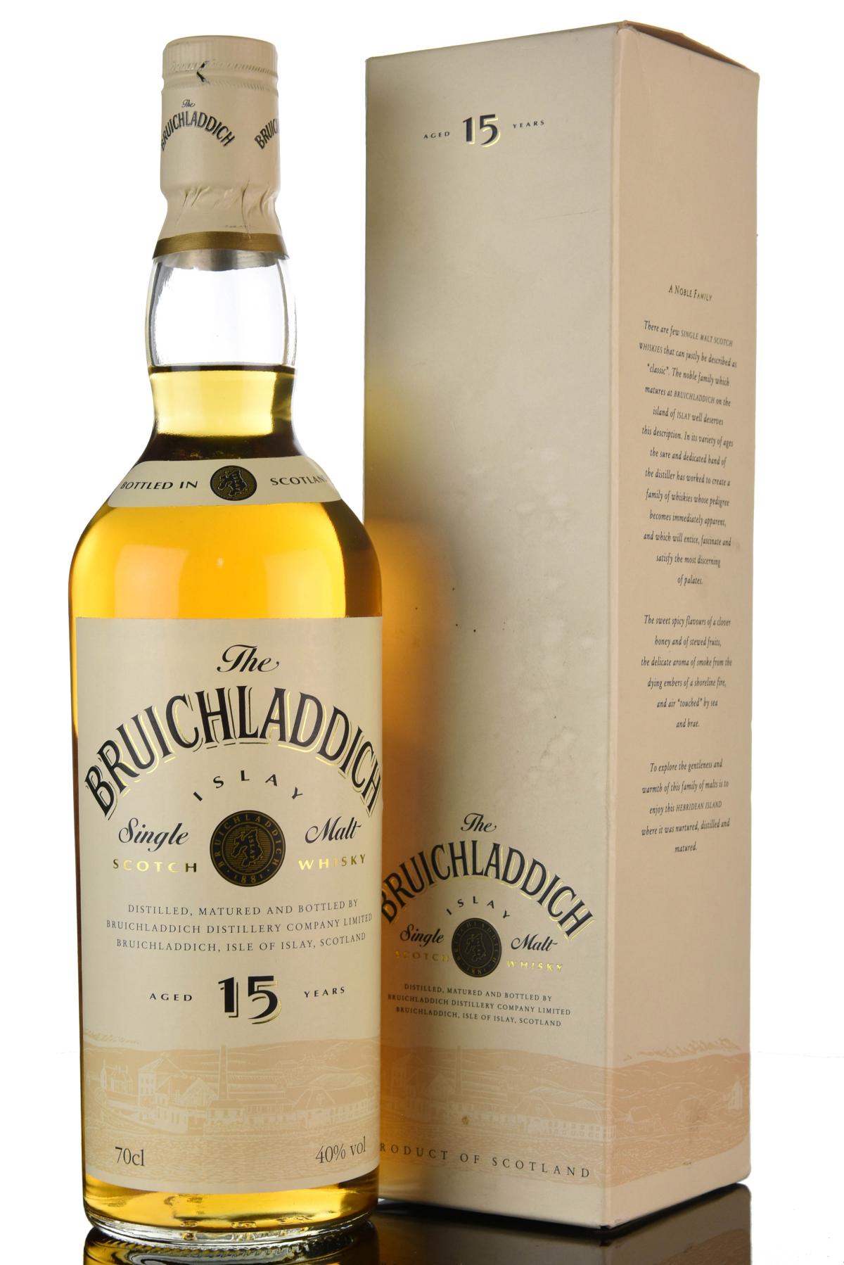 Bruichladdich 15 Year Old - 1990s