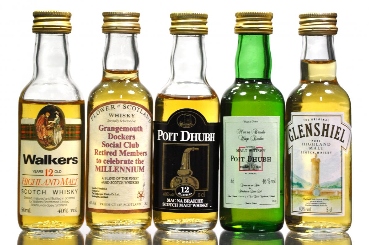 5 x Malt Miniatures