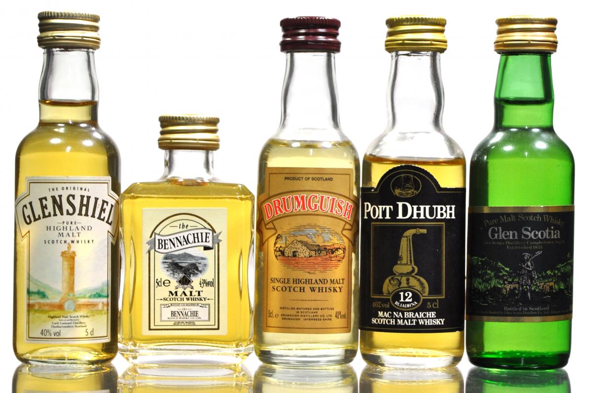 5 x Malt Miniatures