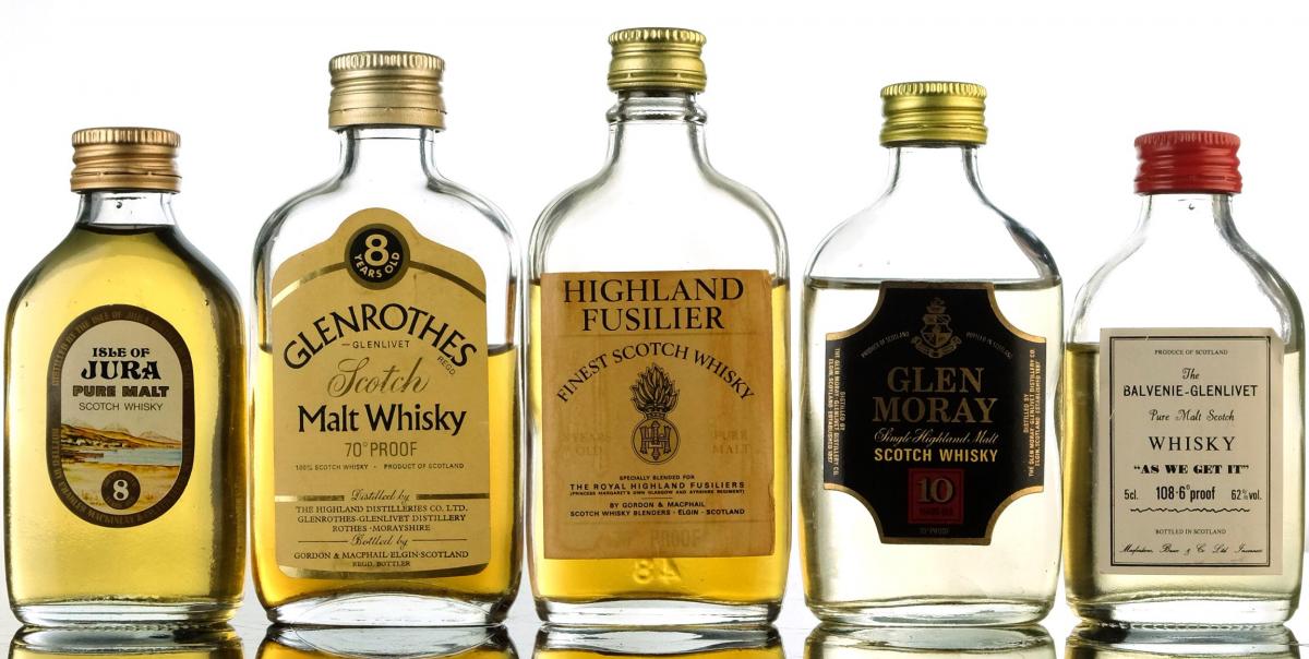 5 x Malt Miniatures
