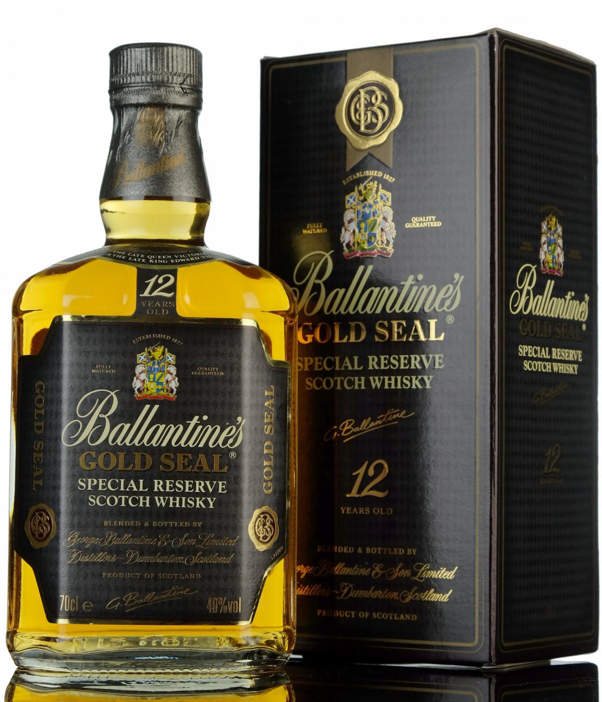 Ballantines 12 Year Old - Gold Seal